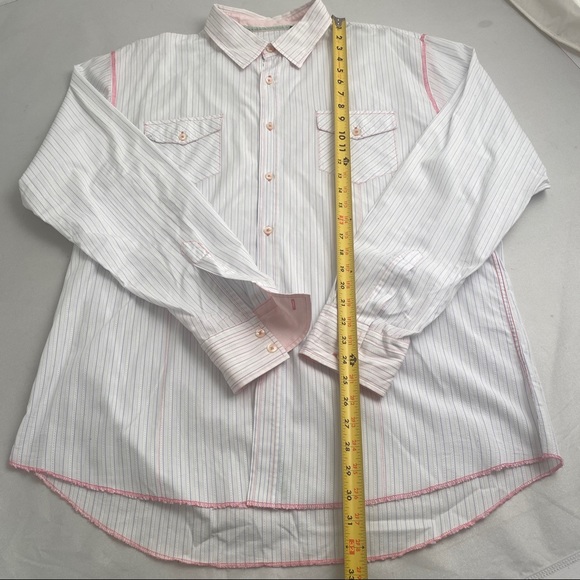 Arnold Zimberg pinstriped button down shirt - Picture 7 of 7